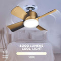 LumiFan™ – Ventilator met LED - Lamp 2 - in - 1 - Telune