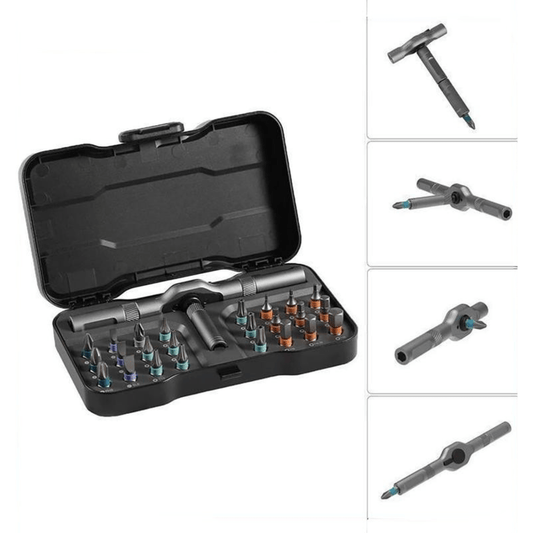 TorqMaster™ – Verstelbare T - Ratel Schroevendraaier - Telune