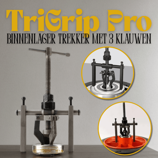 TriGrip Pro – Binnenlager Trekker met 3 Klauwen - Telune
