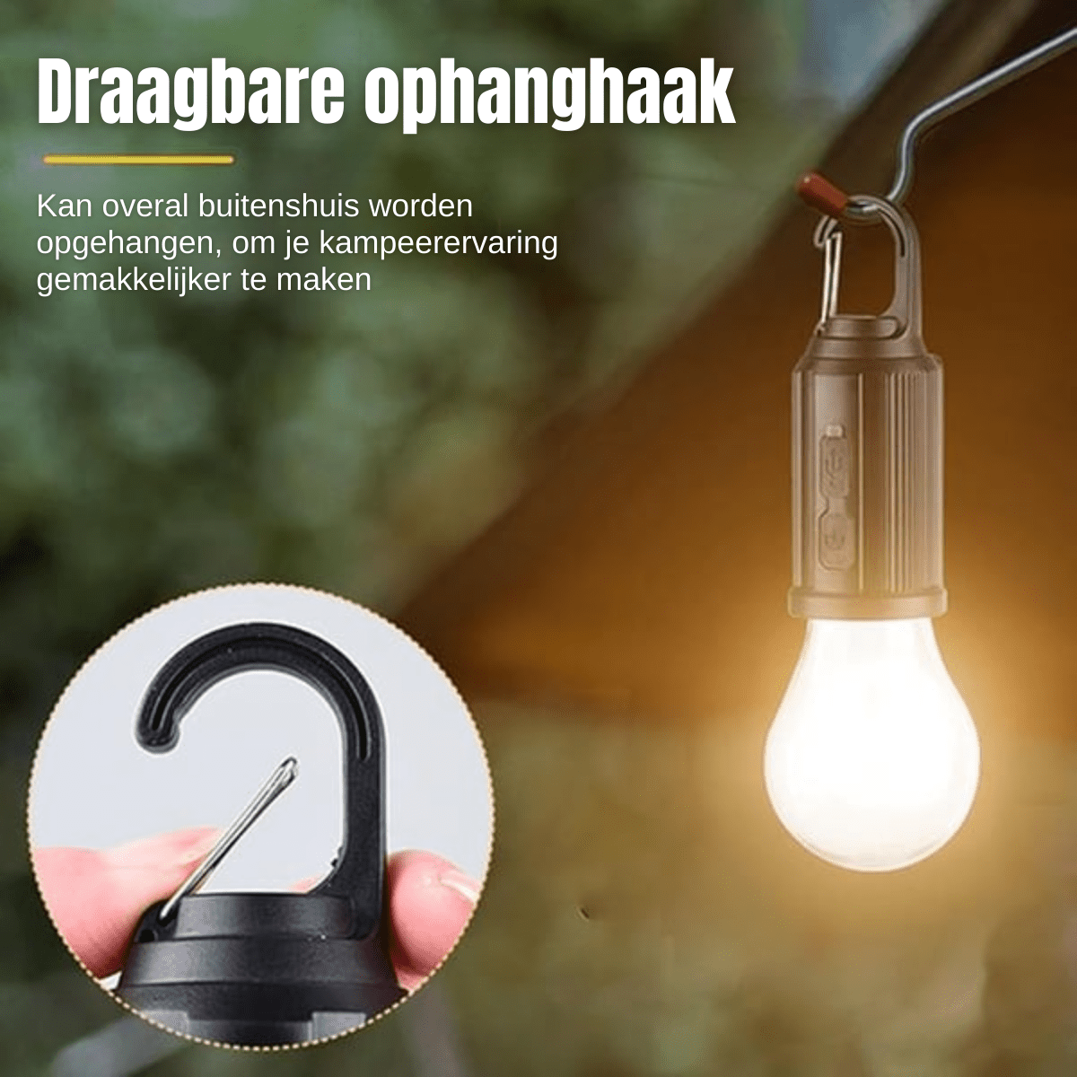 LumiCore™ – Solar - & USB - camping - en noodlamp - Telune