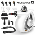 RedHut™ – Draagbare stoomreiniger met 12 opzetstukken voor keuken, badkamer & huishouden - Telune