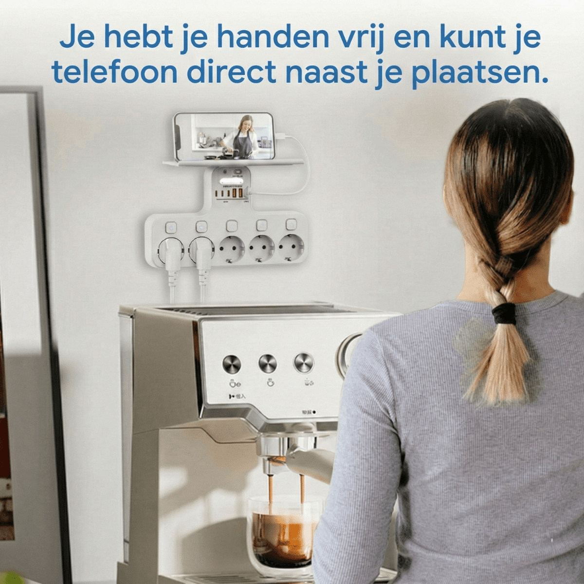 VoltDock™ – Slimme stekkerdoos met USB - C - Telune