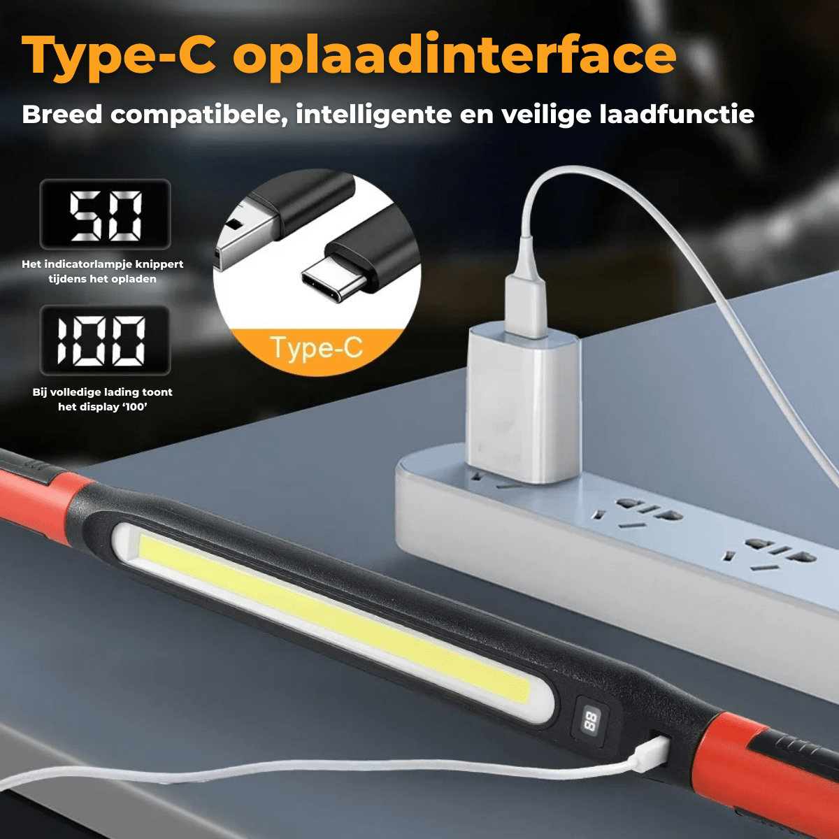 MagnaLite™ – Magnetische COB Werklamp - Telune