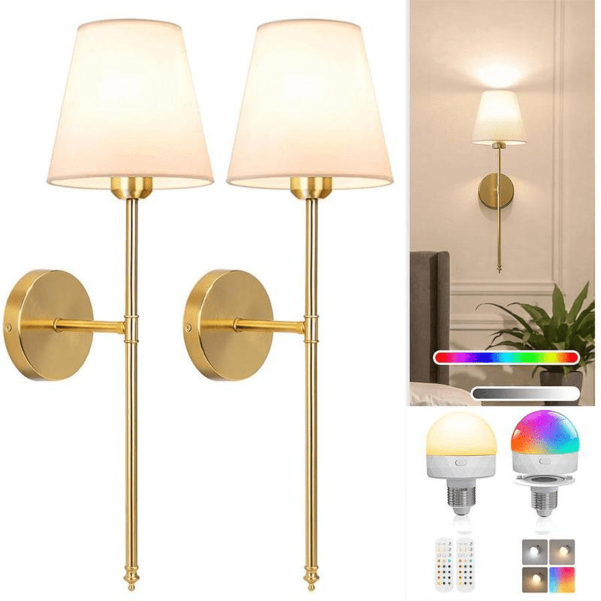 LumiWall™ – Draadloze Design Wandlamp - Telune