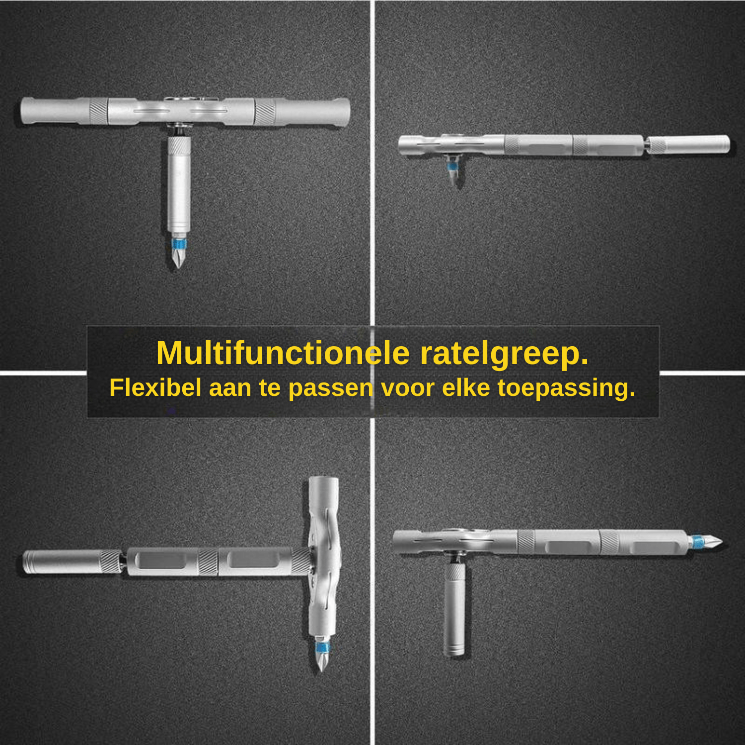 TorqMaster™ – Verstelbare T - Ratel Schroevendraaier - Telune