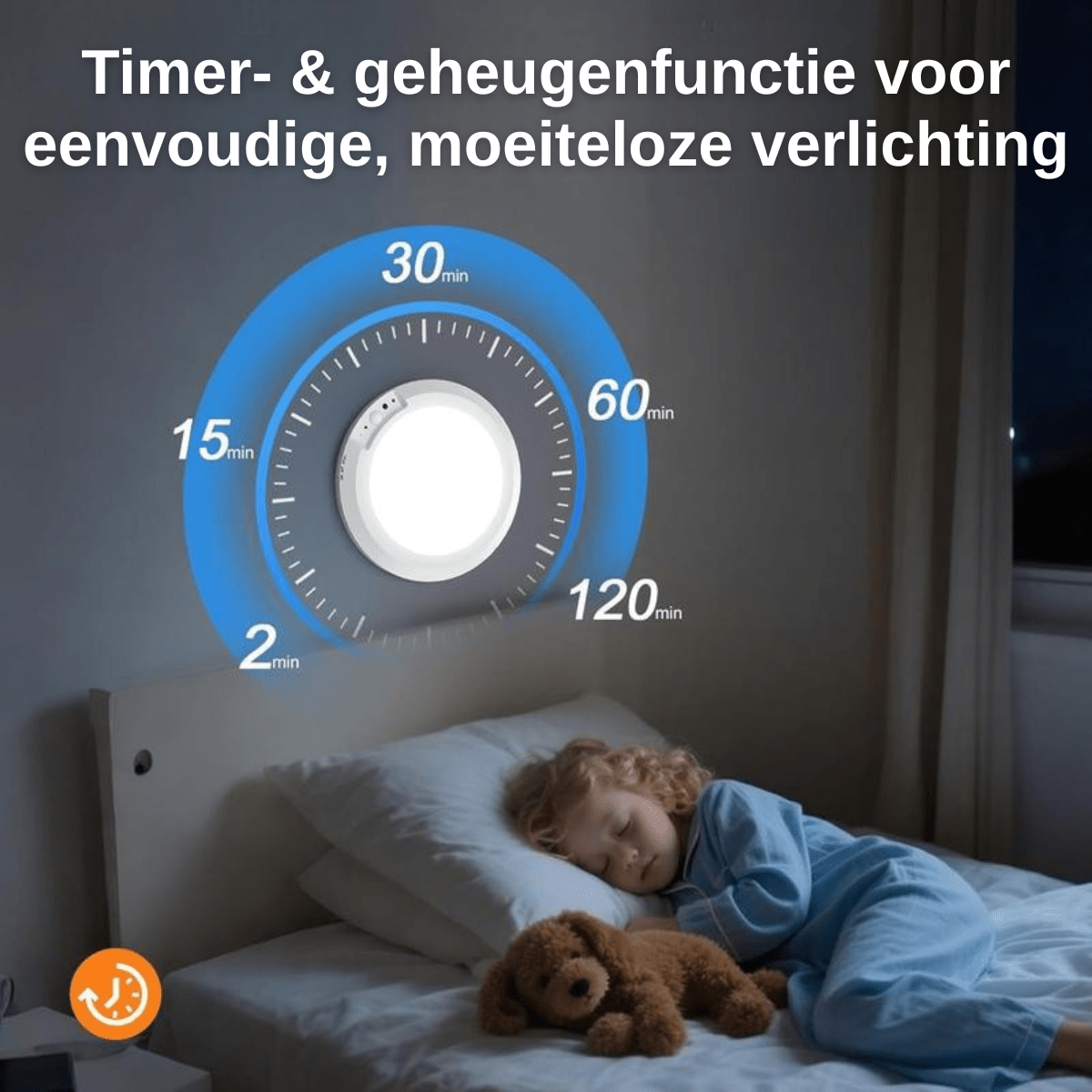 LumiNest™ – Draadloze Plafondlamp met Sensor - Telune