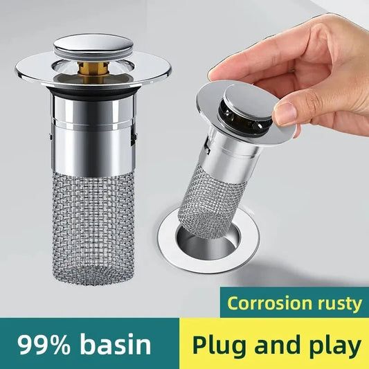 Drainix™ – Universele Wastafelstop - Telune