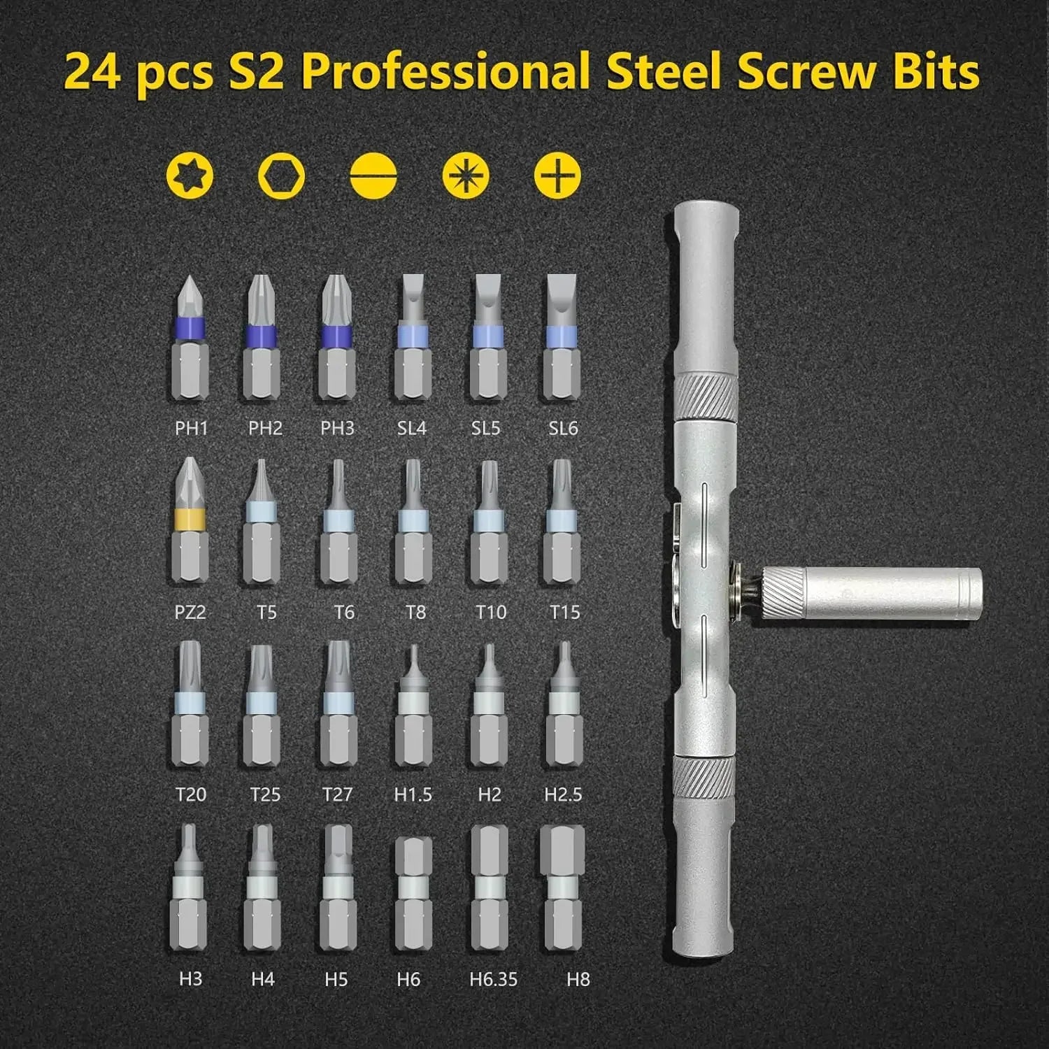FixMate™ – 24 - in - 1 Bit - Ratelset - Telune