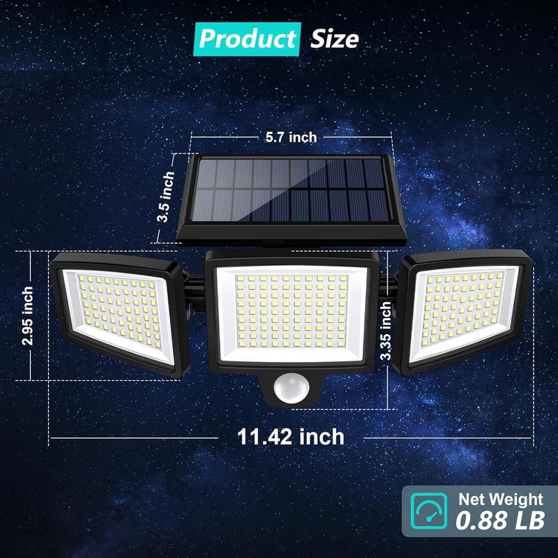 LumiGuard™ – Solar LED Schijnwerper met Bewegingssensor - Telune