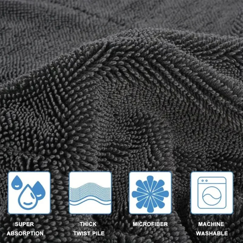 AutoWipe™ – Ultra - absorberende Microvezeldoek voor Autoverzorging - Telune