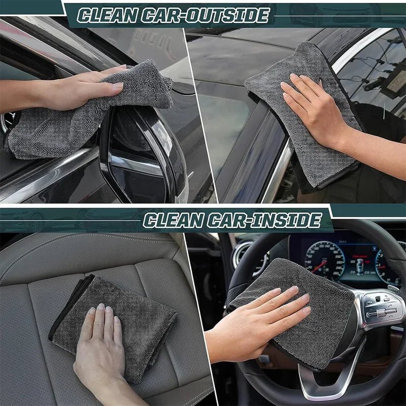 AutoWipe™ – Ultra - absorberende Microvezeldoek voor Autoverzorging - Telune