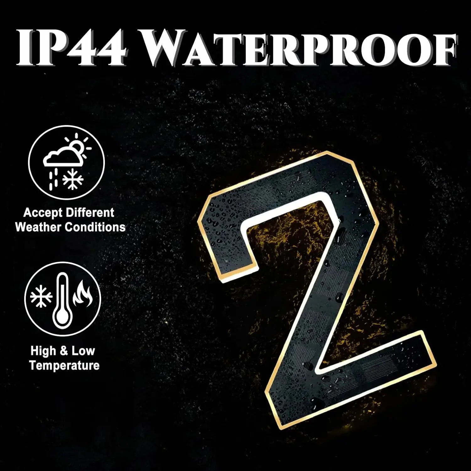 LumiDigit™ – Solar LED Huisnummers - Telune