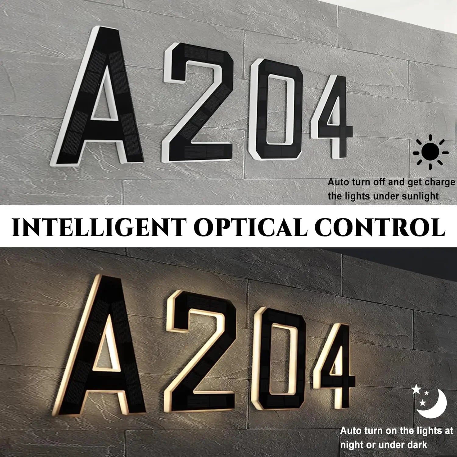 LumiDigit™ – Solar LED Huisnummers - Telune