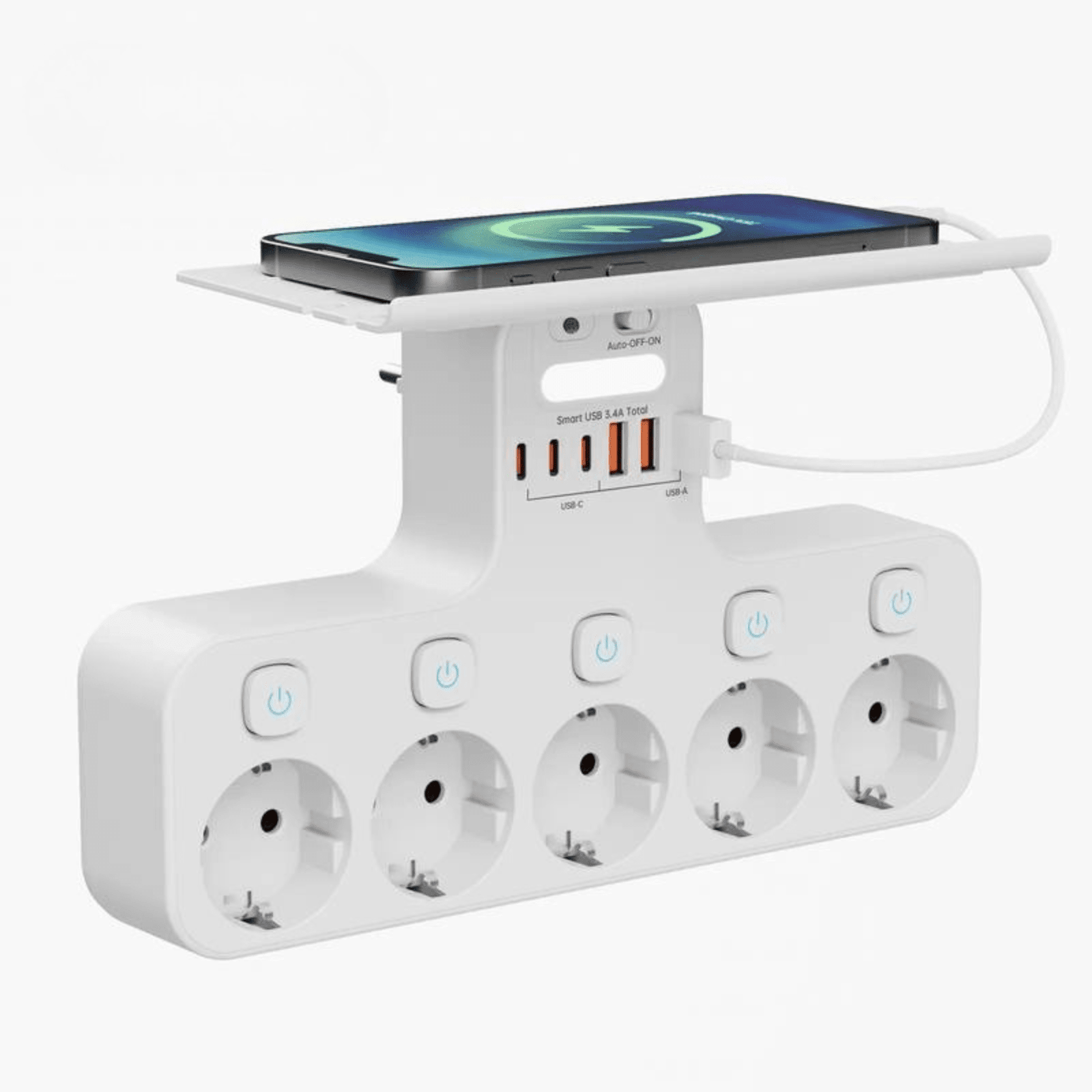 VoltDock™ – Slimme stekkerdoos met USB - C - Telune