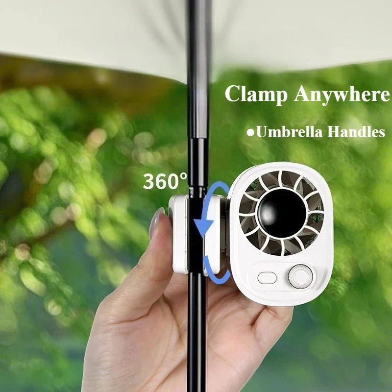 WindFlex™ – 360° USB - Ventilator met Clip & 100 Snelheden - Telune