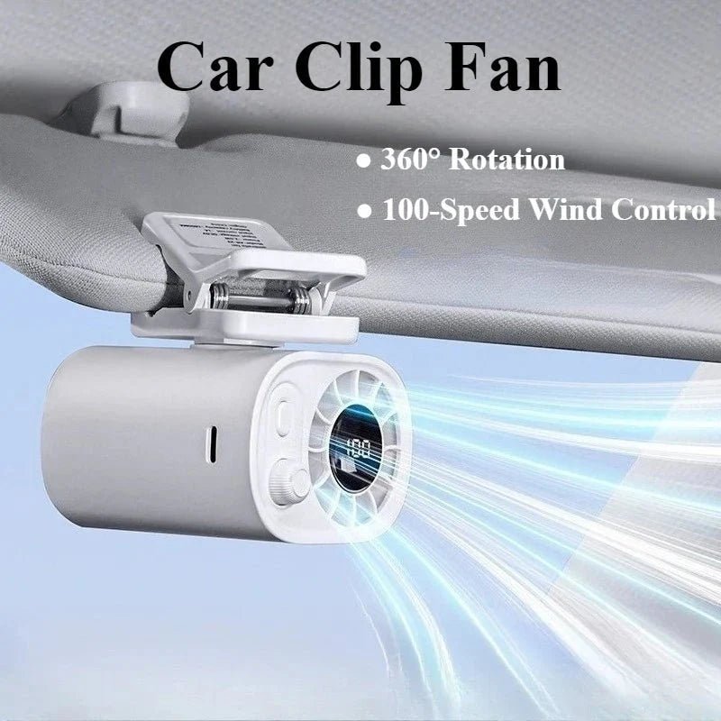 WindFlex™ – 360° USB - Ventilator met Clip & 100 Snelheden - Telune