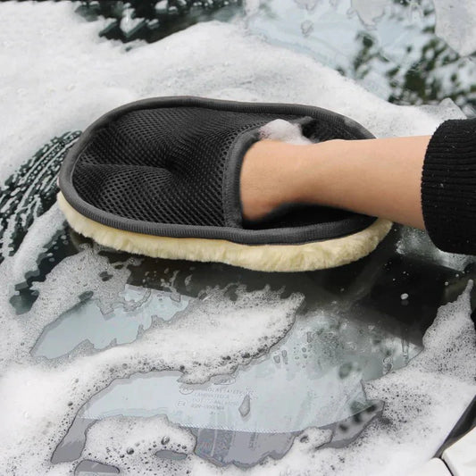 Wollix™ – Zachte Microvezel Washandschoenen voor Auto & Huis - Telune