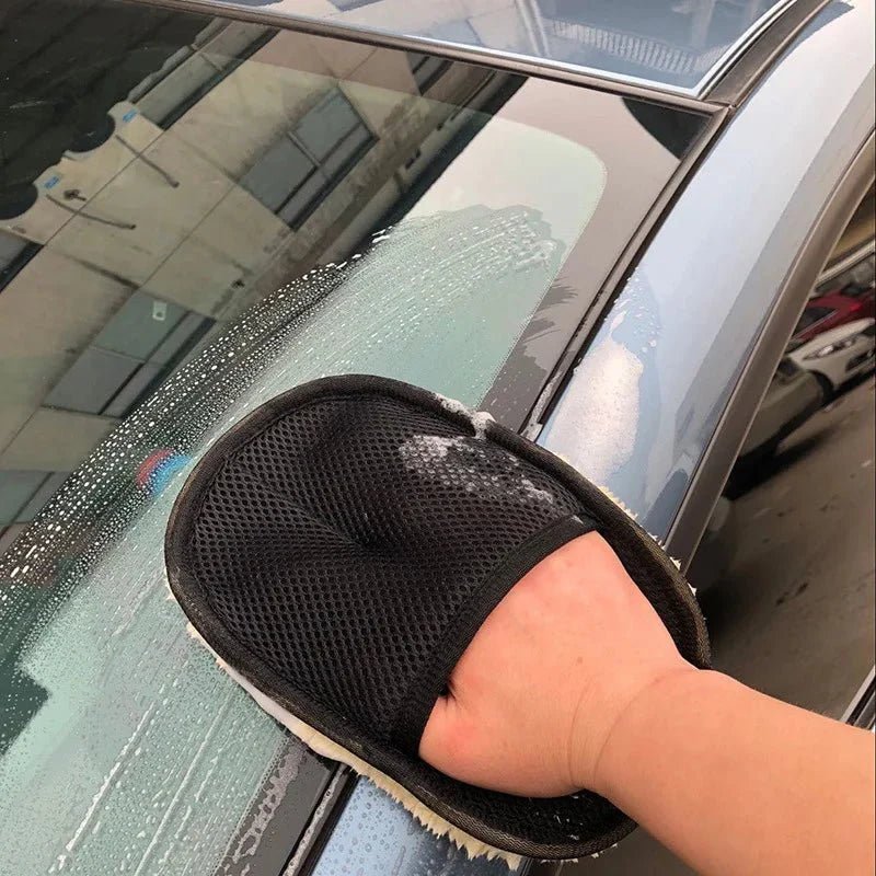 Wollix™ – Zachte Microvezel Washandschoenen voor Auto & Huis - Telune